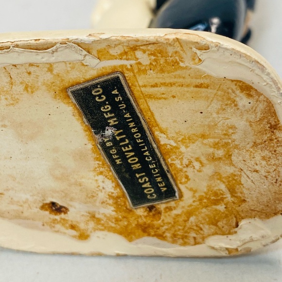 ANTIQUE BRIDE GROOM CAKE TOPPER COAST NOVELTY MFG CO AWESOME PIECE - Picture 7 of 9